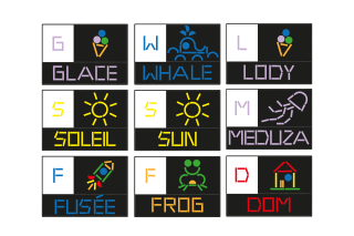 Fröbel - Alphabet | Buchstaben Französisch, Englisch, Polnisch