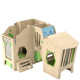 Gruppenraum | Extra-Schlafraum | 4 | Produkte | Raumteiler | Bärenhöhle