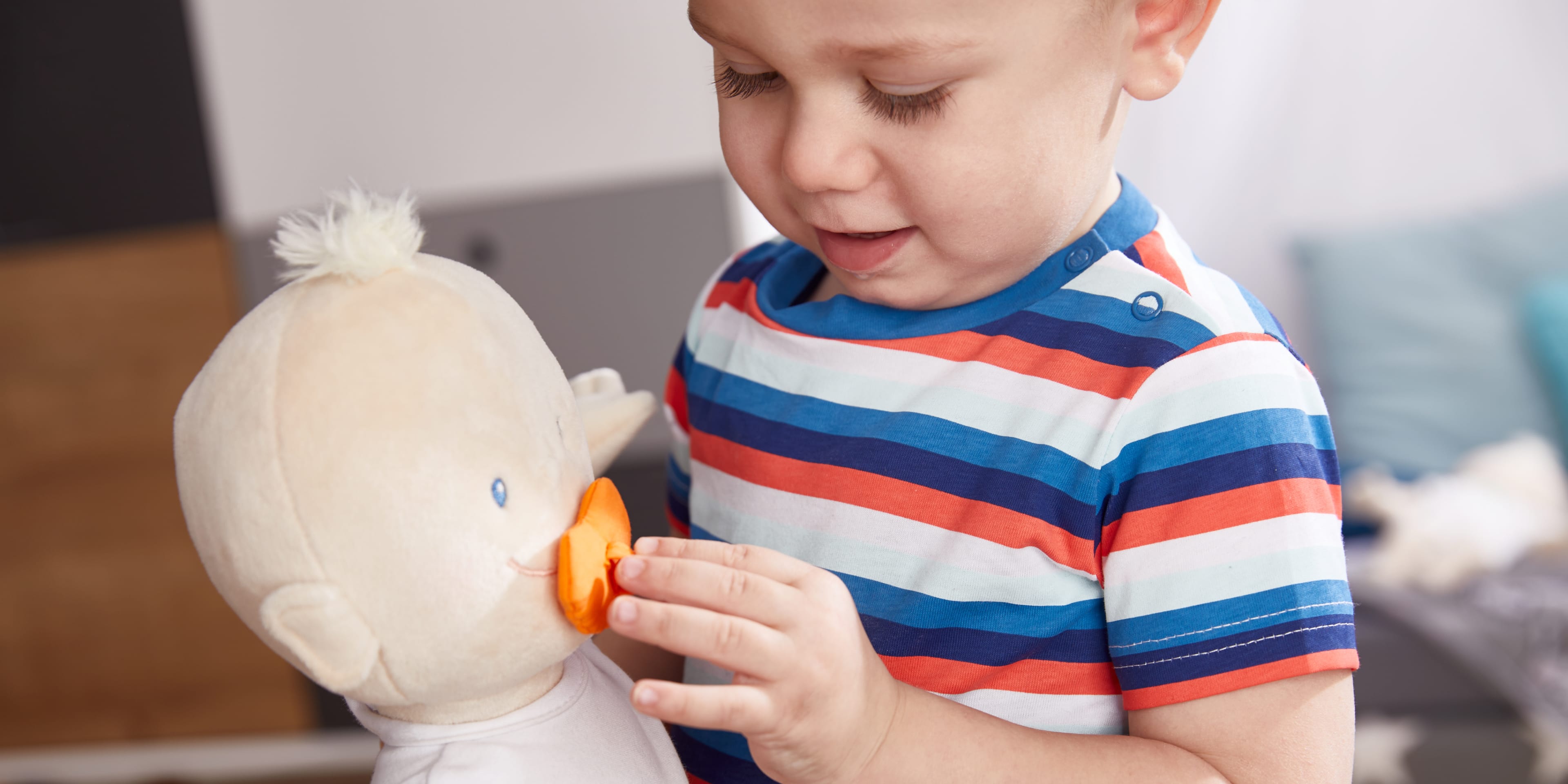 Kleine Entdecker:innen lieben die JAKO-O Krümelpuppe!