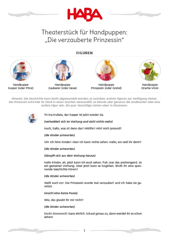 Die Verzauberte Prinzessin | Bild PDF 