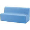 Sofa 3-Sitzer sidd, Kunstleder, div. Farben, Sitzh. 34 cm