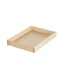 Sandwanne mit Holzboden
