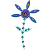 GRIMM‘S Lege-Mandala, blau, 44 Teile