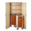 Rollwagen-Materialschrank