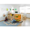 Schrankwand move upp® mit 20 Eigentumskästen, B 217,5 x H 91,5 x T 38 cm