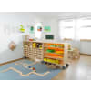 Schrankwand move upp® mit 20 Eigentumskästen, B 217,5 x H 91,5 x T 38 cm