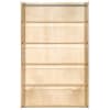 Wandbücherregal B96xH144,3xT10,9 cm, für Kindergarten, 5 Fächer
