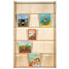 Wandbücherregal B96xH144,3xT10,9 cm, für Kindergarten, 5 Fächer