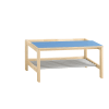 Garderobenbank B80xH26xT45 cm, YUNA, mit Schuhablage, montierbar