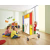 Rollfüße für Trennwände Kindergarten, 2 Stück