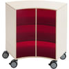 Bogenschrank move.upp®, Acryl am Innenradius, div. Farben, B 100,8 x H 79 x T 38 cm