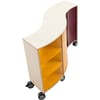 Bogenschrank move.upp®, Acryl am Innenradius, div. Farben, B 100,8 x H 79 x T 38 cm