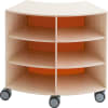 Bogenschrank move.upp®, Acryl am Innenradius, div. Farben, B 100,8 x H 79 x T 38 cm