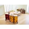 Bogenschrank move.upp®, Acryl am Innenradius, div. Farben, B 100,8 x H 79 x T 38 cm