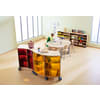 Bogenschrank move.upp®, Acryl am Innenradius, div. Farben, B 100,8 x H 79 x T 38 cm