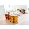 Bogenschrank move.upp®, Acryl am Innenradius, div. Farben, B 100,8 x H 79 x T 38 cm