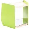 Trapezschrank grow.upp breit, niedrige Form, div. Farben, B 85 x H 70 x T 52 cm
