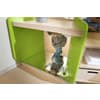Trapezschrank grow.upp breit, niedrige Form, div. Farben, B 85 x H 70 x T 52 cm
