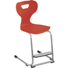 Freischwinger solit:sit® mit Fußstütze, Kunststoff-Schale, div. Farben, Gr. 3 - 5, Sitzh. 35 - 43 cm