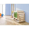 Hockertreppe bunt, 11 Teile