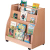 Bücherschrank Forminant, Dekor, mit Rollen, B100 x H91 x T48 cm