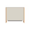Portfolioschrank LINUS, mit Querrollladen; B 110,4 x H 131,8 x T 45,5 cm mit Holzfüßen