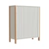Regalschrank Linus, offen, B 110,4 x 93,4 x 45,5 cm. mit Holzfüßen