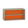 Pureo Regalschrank Acryl, offen, Dekor B100 x H50 x T42 cm