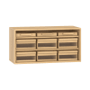 Materialschrank Acryl, offen B100 x H50 x T42 cm