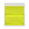 Pureo Regalschrank Acryl, offen, Dekor B50 x H50 x T42 cm
