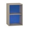 Pureo Regalschrank Acryl, offen, Dekor B50 x H75 x T42 cm