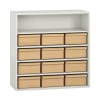 Pureo Materialschrank, Dekor B100 x H100 x T42 cm