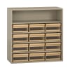 Pureo Materialschrank Acryl, Dekor B100 x H100 x T42 cm
