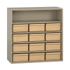 Pureo Materialschrank, Dekor B100 x H100 x T42 cm