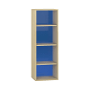 Pureo Regalschrank Acryl, offen B50 x H150 x T42 cm