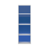 Pureo Regalschrank Acryl, offen, Dekor B50 x H150 x T42 cm