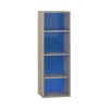 Pureo Regalschrank Acryl, offen, Dekor B50 x H150 x T42 cm