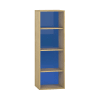 Pureo Regalschrank Acryl, offen B50 x H150 x T42 cm