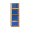 Pureo Regalschrank Acryl, offen B50 x H150 x T42 cm