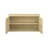 Pureo Hängeschrank mit Doppeltüren B100 x H50 x T42 cm