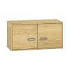 Pureo Hängeschrank mit Doppeltüren B100 x H50 x T42 cm