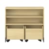 Pureo Regalschrank für Rollkästen B100 x H87,5 x T42 cm