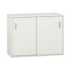 Pureo Portfolioschrank mit Schiebetüren, Dekor B100 x H75 x T42 cm
