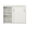 Pureo Portfolioschrank mit Schiebetüren, Dekor B100 x H75 x T42 cm