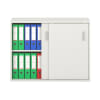 Pureo Portfolioschrank mit Schiebetüren, Dekor B100 x H75 x T42 cm
