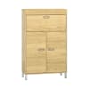 Pureo Schrank-Arbeitsplatz, Stehhöhe B100 x H150 x T42 cm