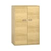 Pureo Materialschrank mit Türen B100 x H150 x T60 cm