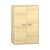 Pureo Musikschrank mit 2 Rollböden B100 x H150 x T60 cm