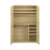 Pureo Musikschrank mit 2 Rollböden B100 x H150 x T60 cm