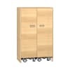 Pureo Materialschrank mit Rollwagen B100 x H150 x T60 cm